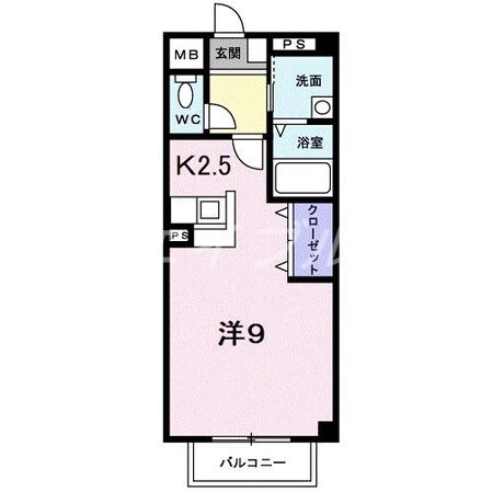 マーベラスＫ１Ａの物件間取画像